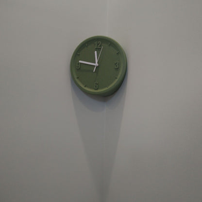 Minimalistic Nordic Analog Silent Wall Corner Clock