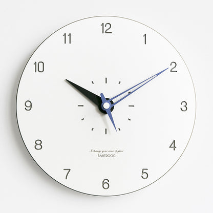 Minimalist Analog Silent White Wall Clock