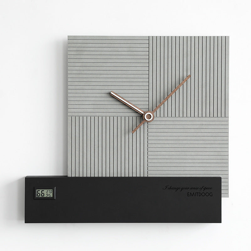 Nordic Minimalist Wall Clock (Silent, Non-Ticking)
