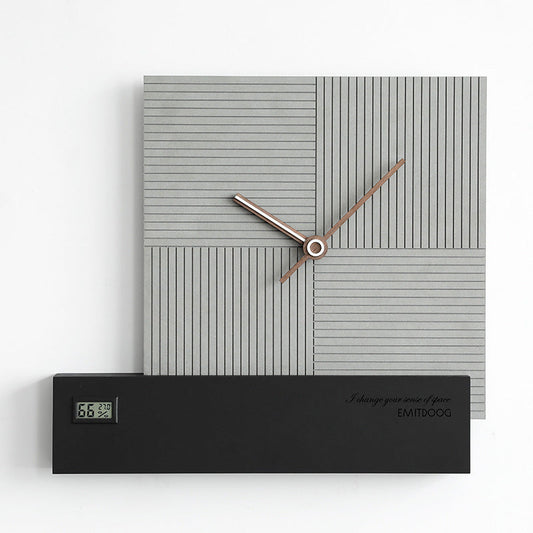 Nordic Minimalist Wall Clock (Silent, Non-Ticking)