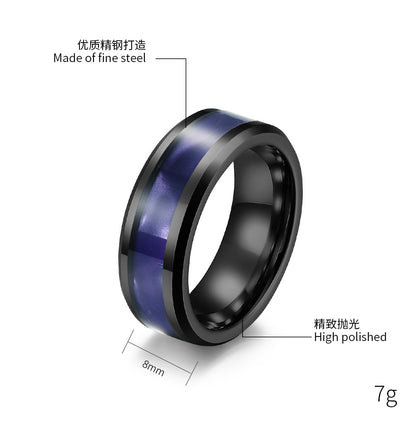 Custom Engraved Marriage Ring for Men