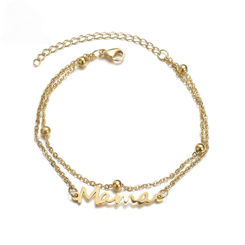 Double Chain Name Bracelet