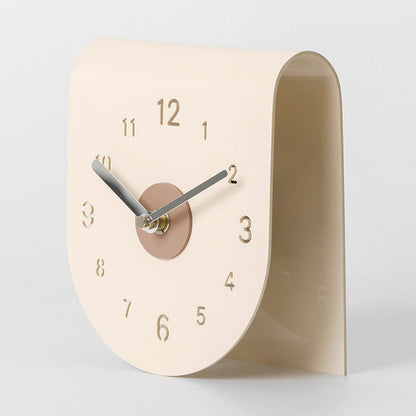 Creative Simple Study Table Clock (Silent, Non-Ticking)