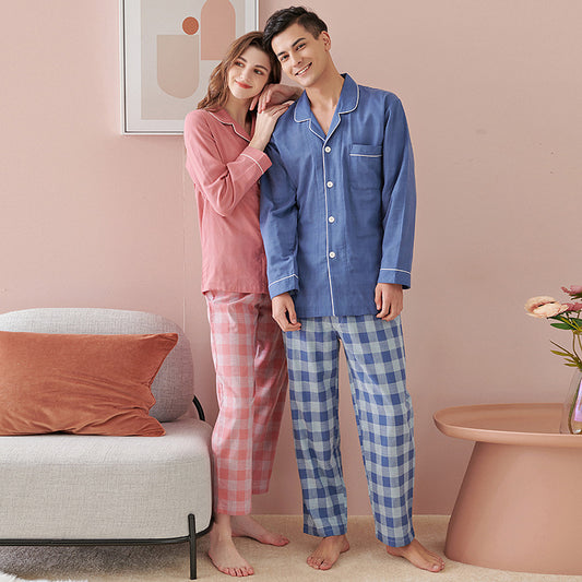 Matching Cozy Cotton Nightdress for Couples