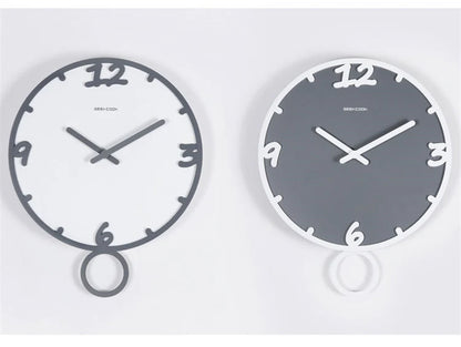 Nordic Ring-Pendulum Silent Wall Clock (13.8")