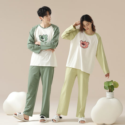 Cozy Panda Matching Pajamas Set for Couples