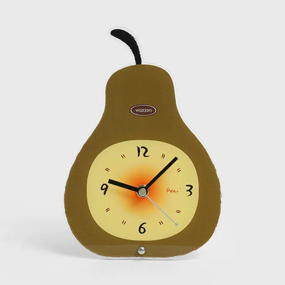 Silent Pear Acrylic Desk Clock