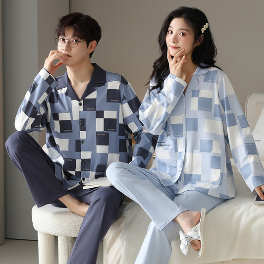 Cozy Cotton Matching Pajamas for Married Couples