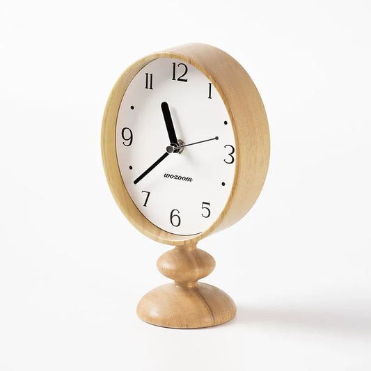 Nordic Retro Silent Pedestal Clock