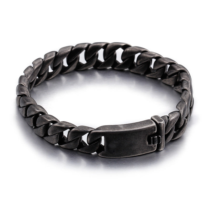 Personalized Mens Steel Bracelet 23cm