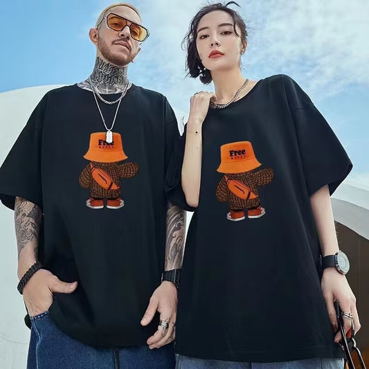 Matching Loose T-shirts Set for Couples