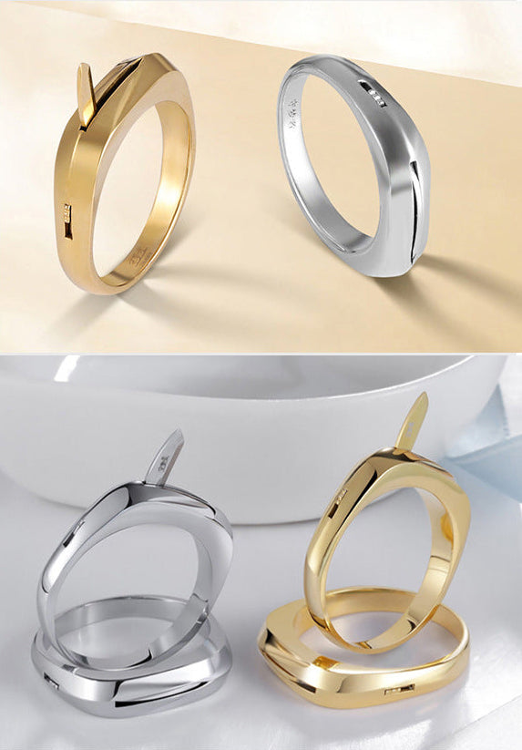 Hidden Blade Self Defense Ring | Stainless Steel Personal Safety Ring ...