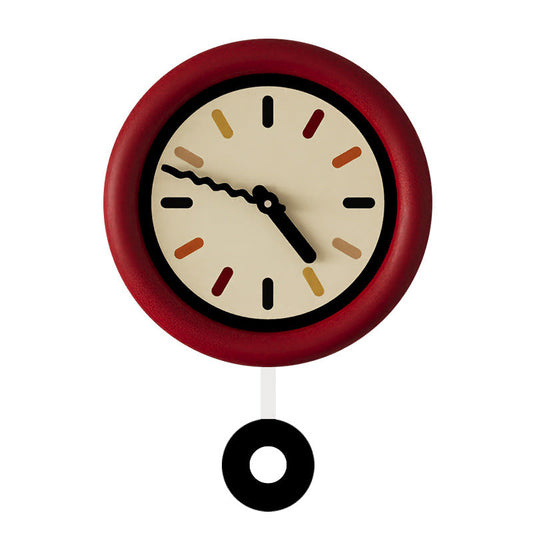 3D Pendulum Silent Wall Clock — 35×35 cm (Acrylic)
