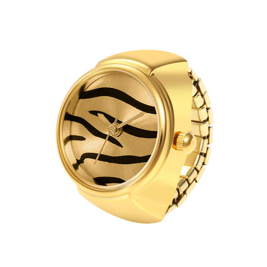 Gullei™ Tiger Print Real Watch Ring - Adjustable Size