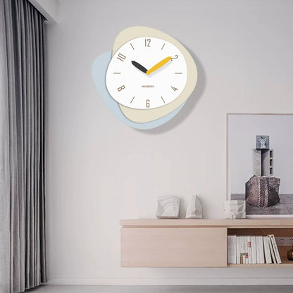 Modern Decorative Odd Shaped Analog Wall Clock