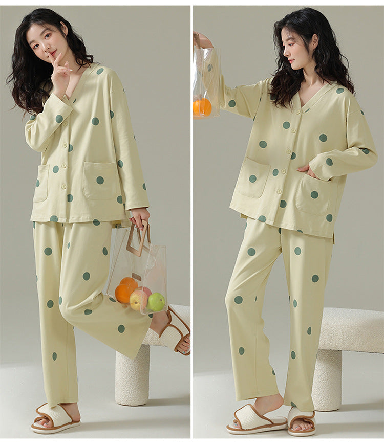 Simple Nightwear Women Loungewear Set