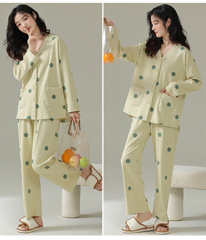 Simple Nightwear Women Loungewear Set