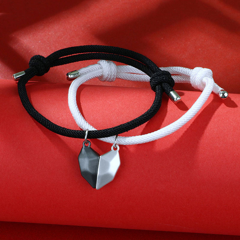 Magnetic Hearts Romantic Bracelets Gift for Couples