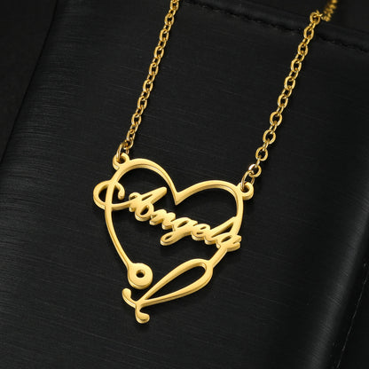 Personal Doctor Name Necklace
