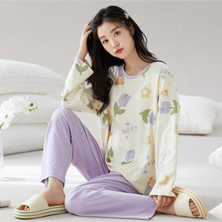 Comfy Loungewear Pajamas Set for Girls