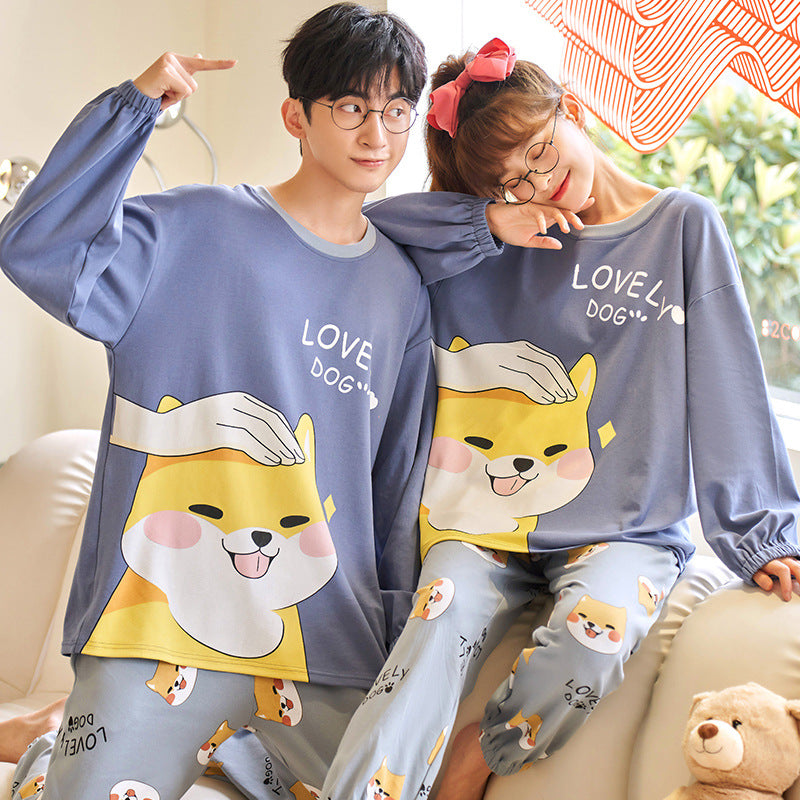 Matching Cute Dog PJs Loungewear Set