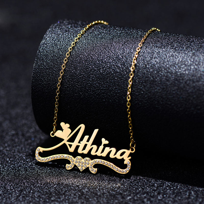 Artistic Personalized Name Necklace for Her