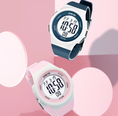 Matching Waterproof Digital Led Watch Set for Teens