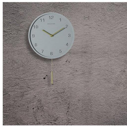 Concrete Nordic Pendulum Silent Wall Clock (10")