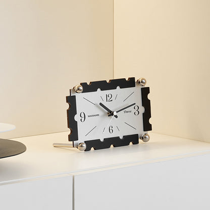 Retro Film-Frame Silent Desk Clock