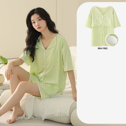 Two-Piece Romantic Summer Nightwear for Women