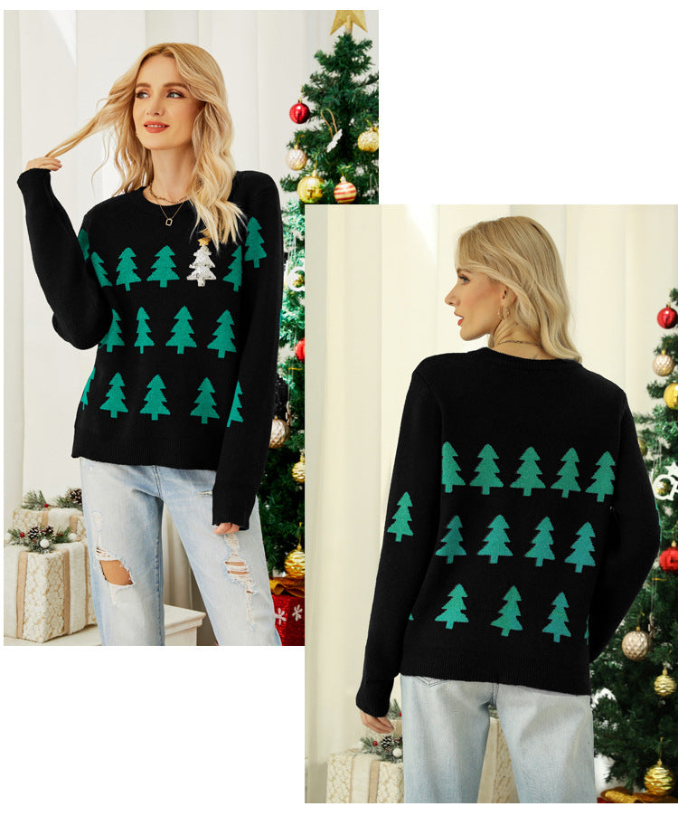 Ladies black hotsell christmas jumper