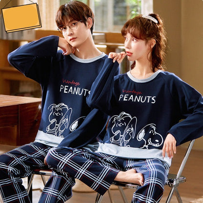 Cute Matching Cotton PJs for Girls and Guys