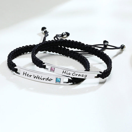 Her Weirdo His Crazy Matching Bracelets