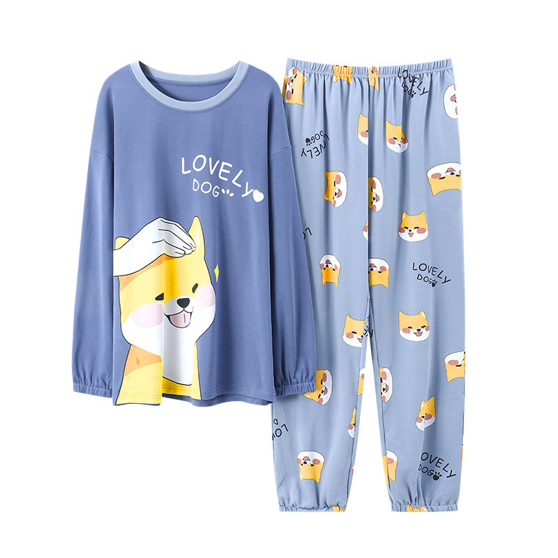 Matching Cute Dog PJs Loungewear Set