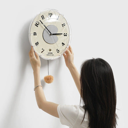 Gullei Artistic Balloon Pendulum Wall Clock - Silent, Eco-Friendly Design