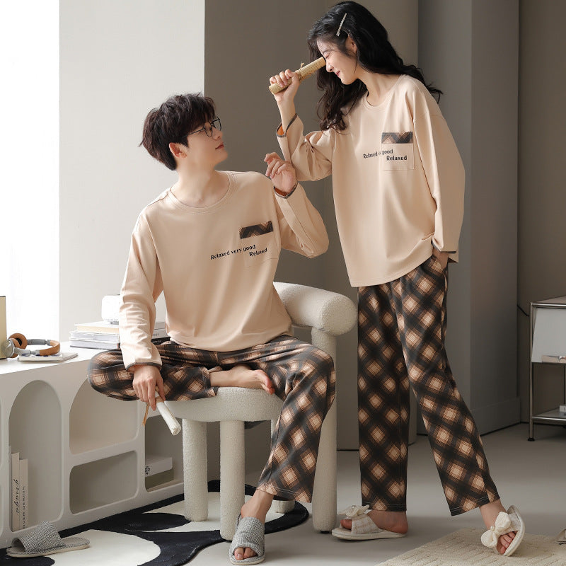 Matching Soft Loungewear Pajamas for Couples Cotton – Gullei