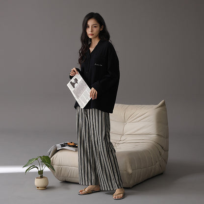 100% Organic Cotton Couple Pajamas - Matching Comfy Set