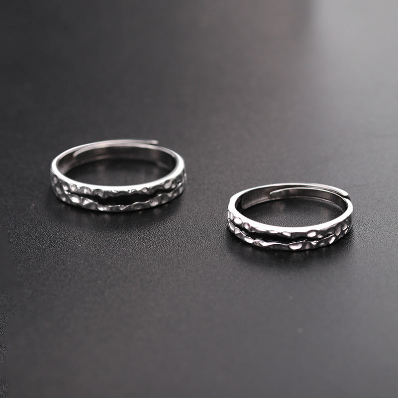 Matching Romantic Rings Set for Men and Women