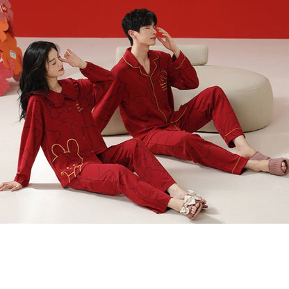 Panda Wedding Nightdress PJs Set for Couples