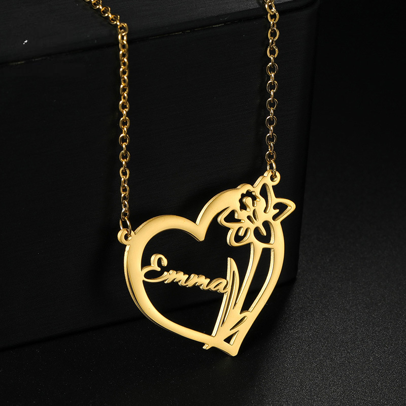 Heart Personal Name Necklace