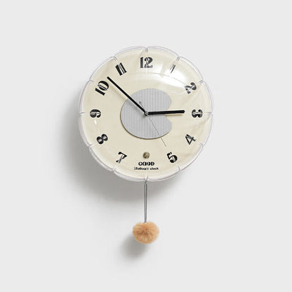 Gullei Artistic Balloon Pendulum Wall Clock - Silent, Eco-Friendly Design