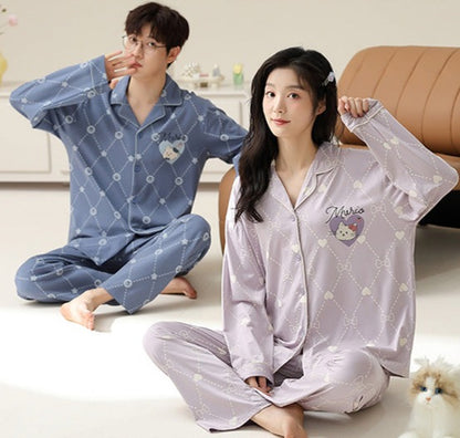 Cute Loungewear Pajamas Set for Couples