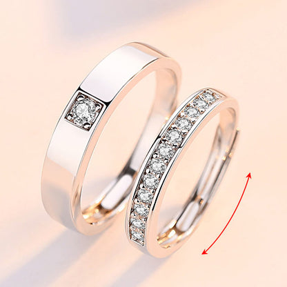 Custom Engraved Matching Wedding Bands for 2