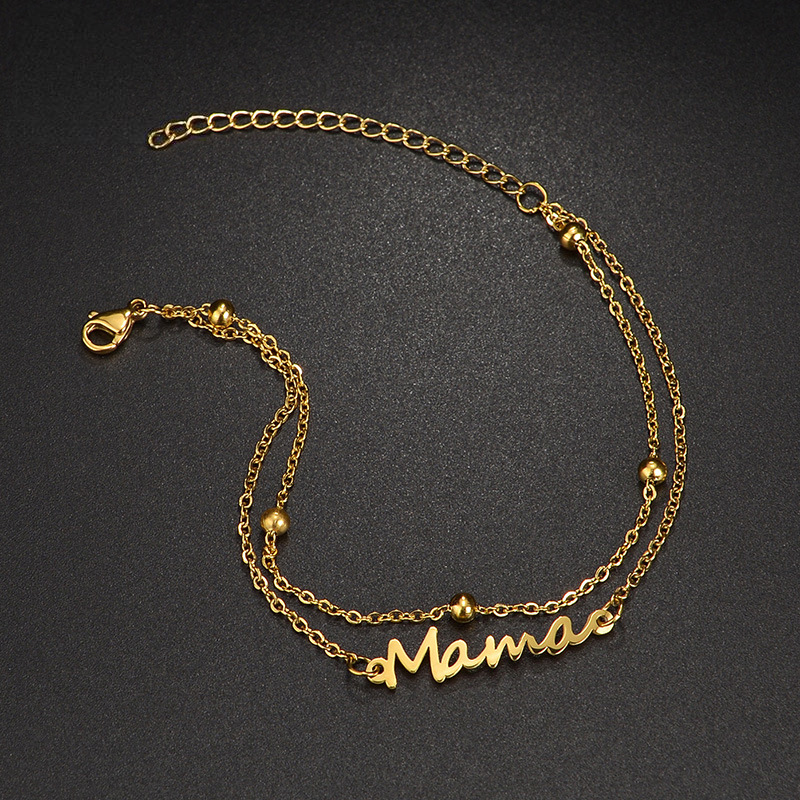 Double Chain Name Bracelet