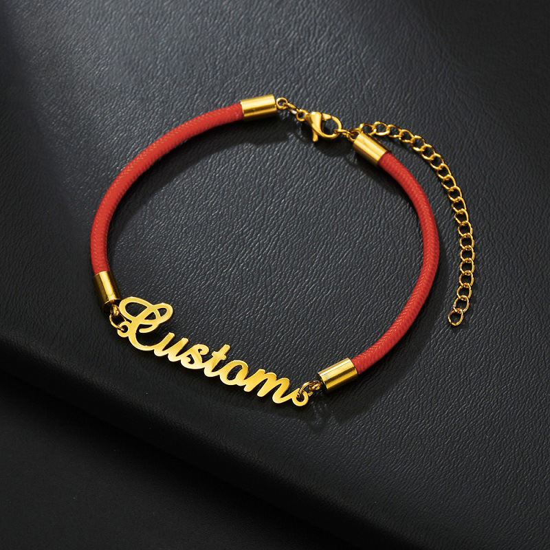 Custom Name Rope Bracelet