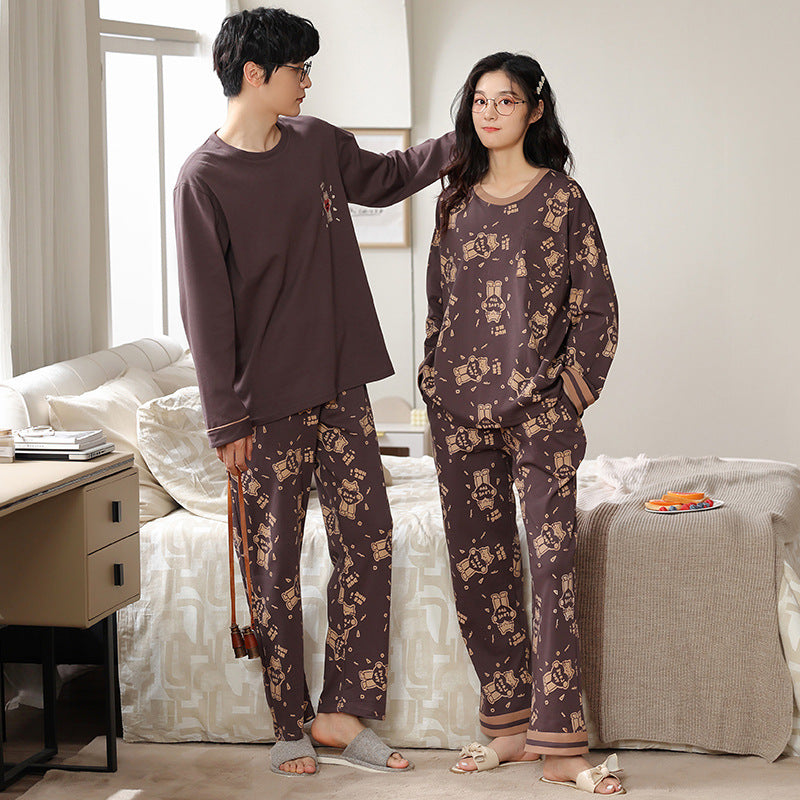 Cute Couple Matching PJs Sleepwear Set for 2 – Gullei