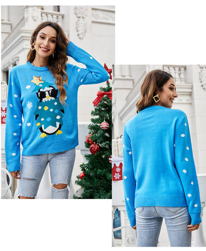 Ladies Funny Christmas Jumper Holiday Sweater