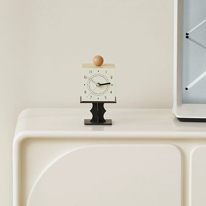 Nordic Cube Silent Pedestal Clock