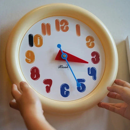 Round Silent Wall Clock – 12" (Non-Ticking)