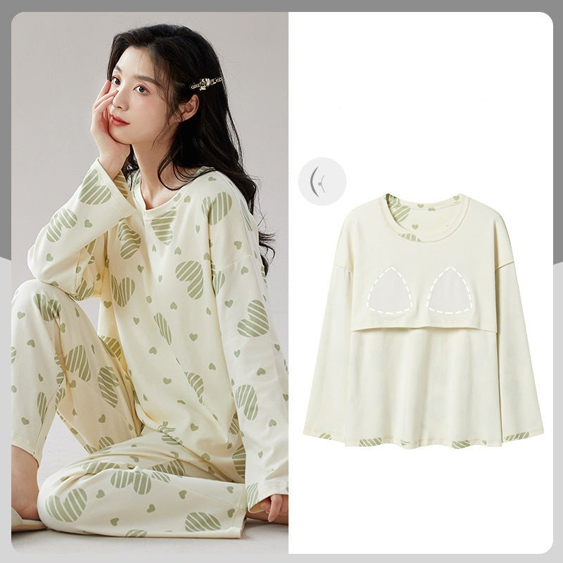 Women Pajamas Set Loungewear Dress Padded Bra – Gullei